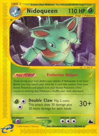Nidoqueen (22/144) - Skyridge Reverse Holofoil