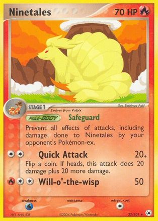 Ninetales (22/101) - Hidden Legends Reverse Holofoil