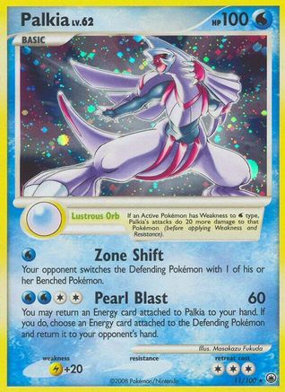 Palkia (11/100) - Majestic Dawn Holofoil