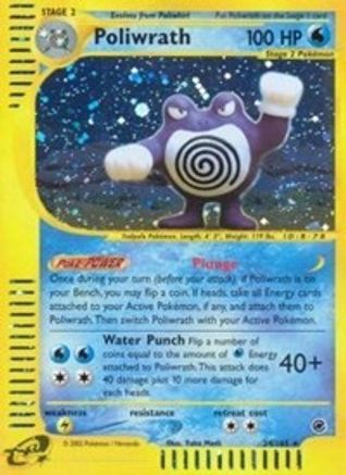 Poliwrath (24/165) - Expedition Reverse Holofoil