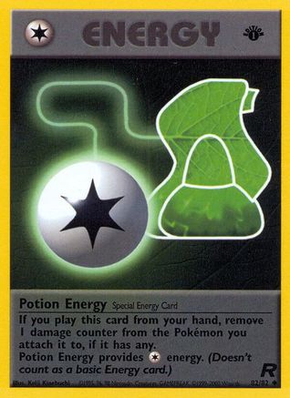 Potion Energy (82/82) - Team Rocket 1st Edition
