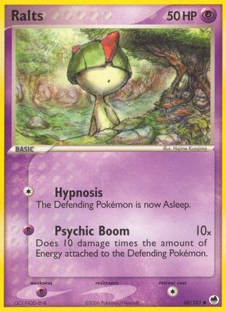 Ralts (60/101) - Dragon Frontiers Reverse Holofoil