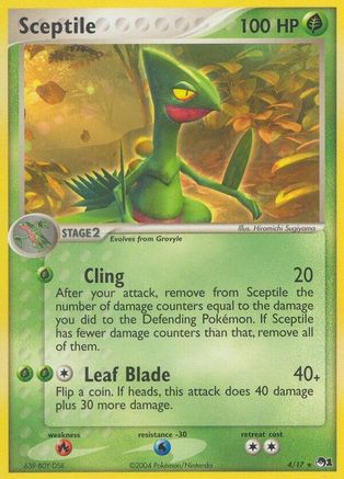 Sceptile (4/17) - POP Series 1 Holofoil