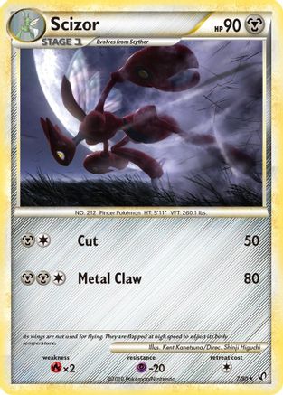 Scizor (7/90) - Undaunted Holofoil