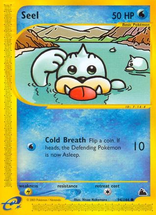 Seel (94/144) - Skyridge Reverse Holofoil