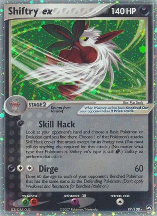 Shiftry ex (97/108) - Power Keepers Holofoil