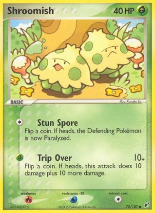 Shroomish (72/107) - Deoxys Reverse Holofoil