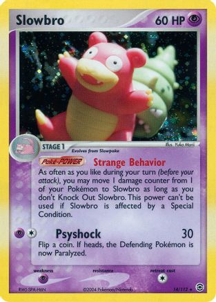 Slowbro (14/112) - FireRed & LeafGreen Reverse Holofoil