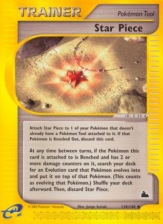 Star Piece (139/144) - Skyridge Reverse Holofoil