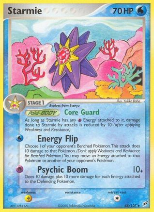 Starmie (48/107) - Deoxys Reverse Holofoil
