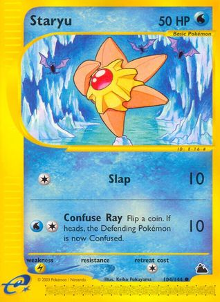 Staryu (104/144) - Skyridge Reverse Holofoil
