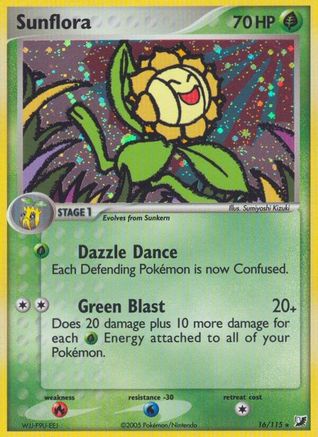 Sunflora (16/115) - Unseen Forces Reverse Holofoil
