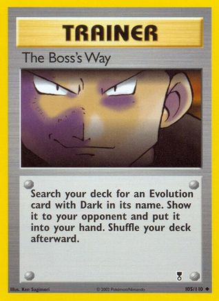 The Boss's Way (105/110) - Legendary Collection Reverse Holofoil