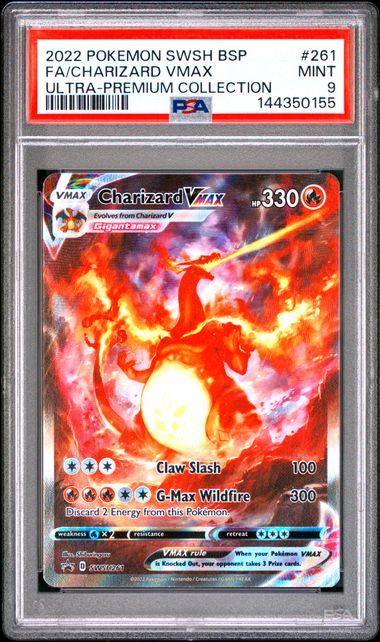 PSA 9 CHARIZARD VMAX UPC