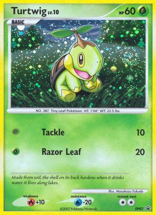 Turtwig (DP01/56) - Diamond and Pearl Promos Holofoil