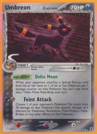 Umbreon (Delta Species) (17/113) - Delta Species Holofoil