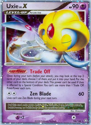 Uxie LV.X (146/146) - Legends Awakened Holofoil
