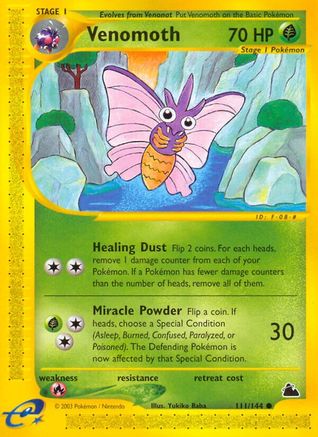 Venomoth (111/144) - Skyridge Reverse Holofoil