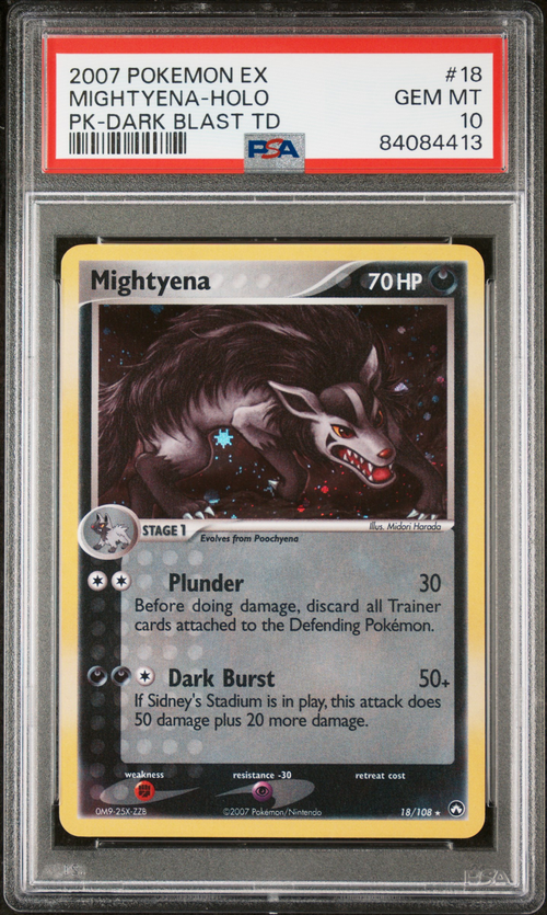 PSA Card Front