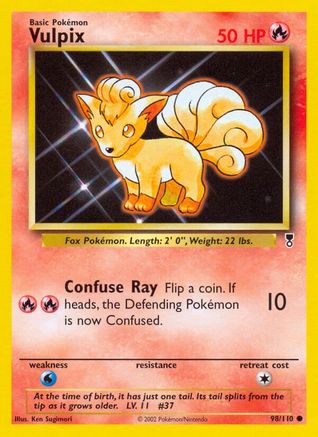 Vulpix (98/110) - Legendary Collection Reverse Holofoil