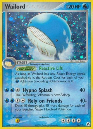 Wailord (14/92) - Legend Maker Holofoil