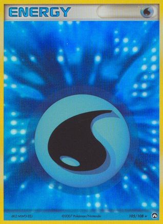 Water Energy (105/108) - Power Keepers Holofoil