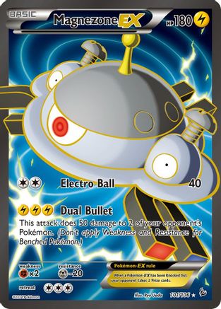 Magnezone EX (Full Art) (101/106) - XY  Flashfire Holofoil