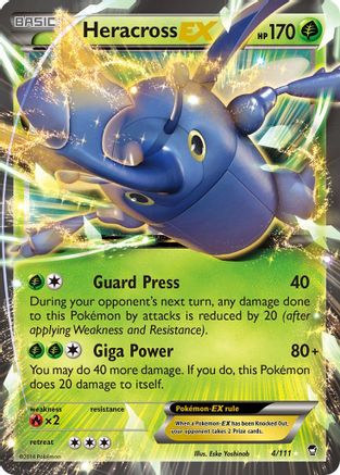Heracross EX (4/111) - XY Furious Fists Holofoil