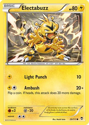 Electabuzz (29/111) - XY Furious Fists