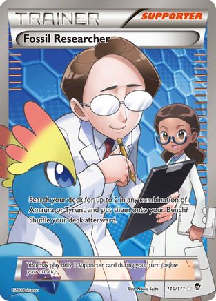 Fossil Researcher (Full Art) (110/111) - XY  Furious Fists Holofoil