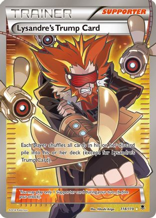Lysandre's Trump Card (Full Art) (118/119) - XY Phantom Forces Holofoil
