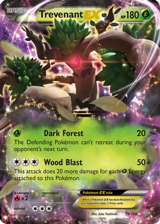 Trevenant EX (19/160) - XY Primal Clash Holofoil