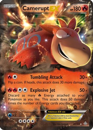 Camerupt EX (29/160) - XY Primal Clash Holofoil