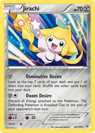 Jirachi (42/108) - XY Roaring Skies Holofoil