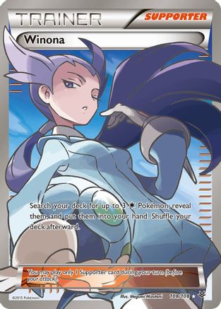 Winona (Full Art) (108/108) - XY  Roaring Skies Holofoil