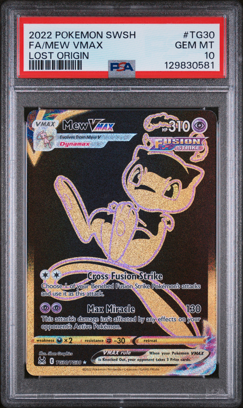 PSA 10 FA/MEW VMAX LOST ORIGIN