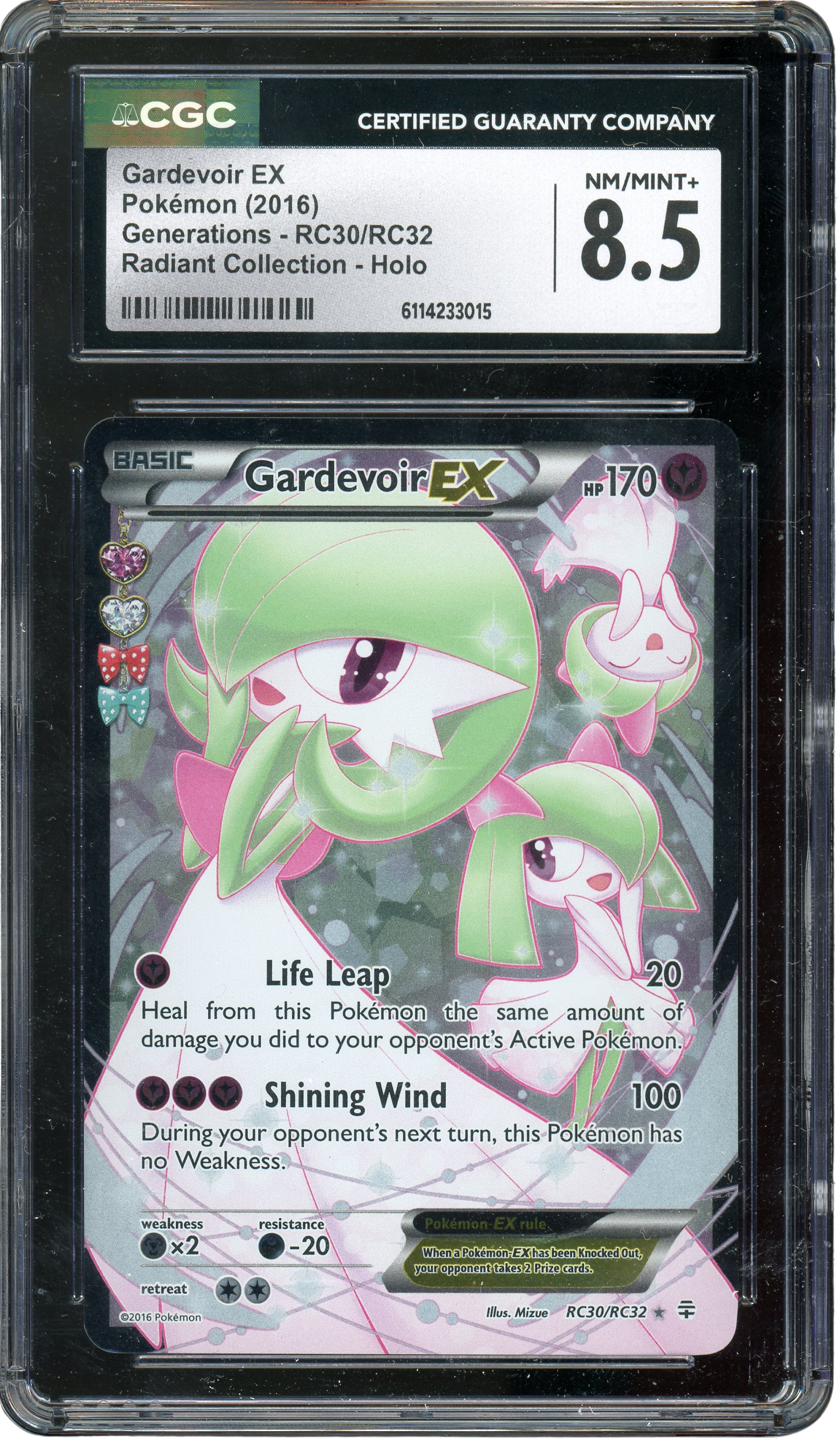 CGC 8.5 GARDEVOIR EX GENERATIONS