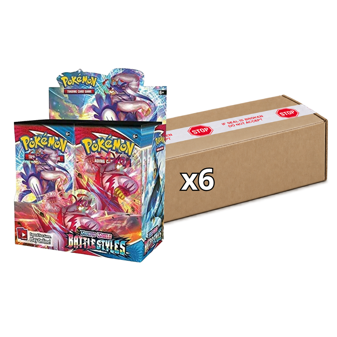 Sealed Case Battle Styles Booster Boxes SWSH05
