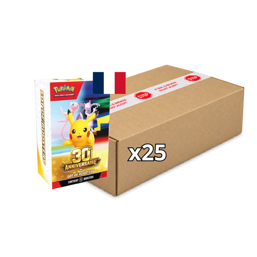 Sealed Case 30th Celebration French Booster Bundle