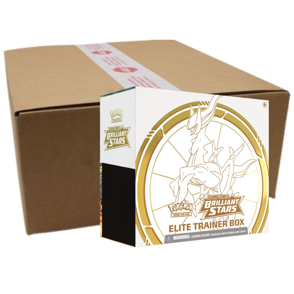 Brilliant Stars ETB Sealed Case (10x)