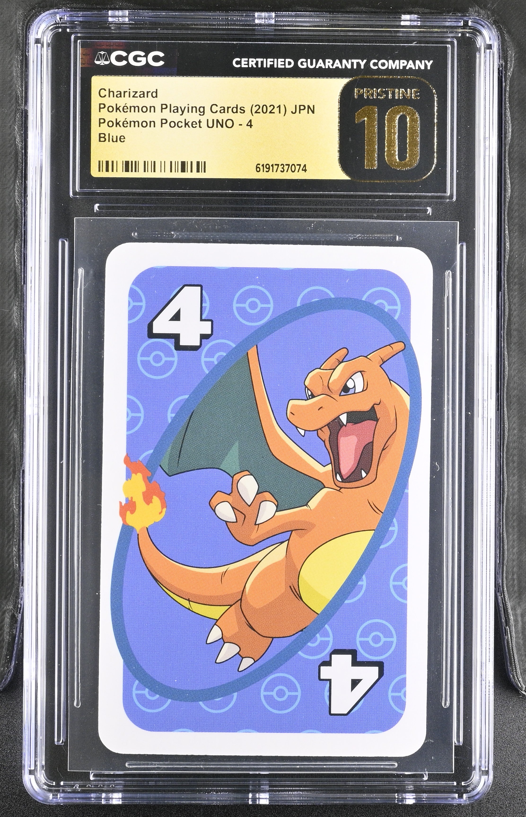 CGC PRISTINE 10 Charizard #4 Pokemon Pocket UNO