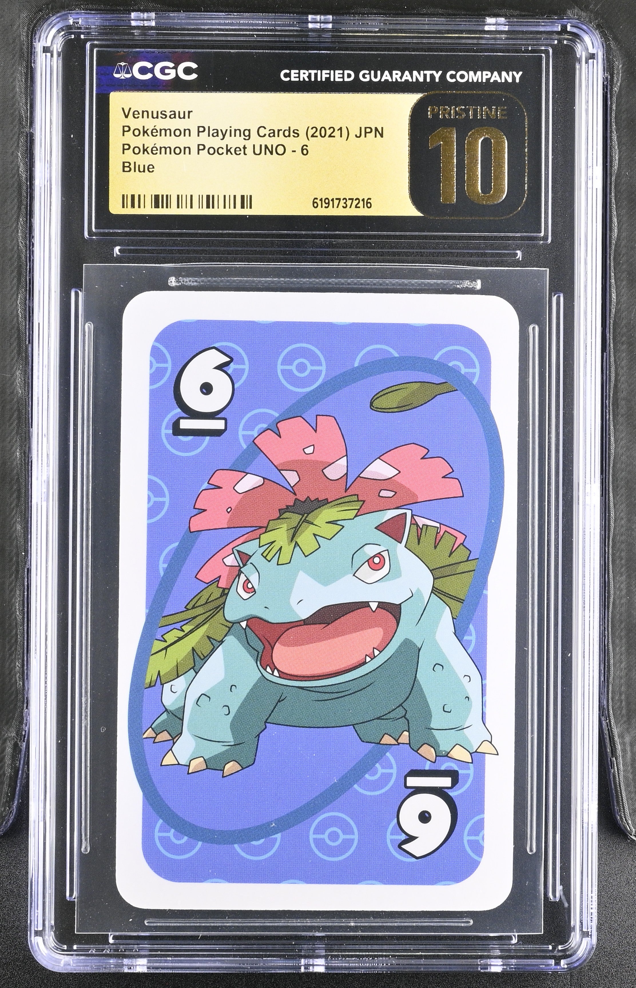 CGC PRISTINE 10 Venusaur #6 Pokemon Pocket UNO