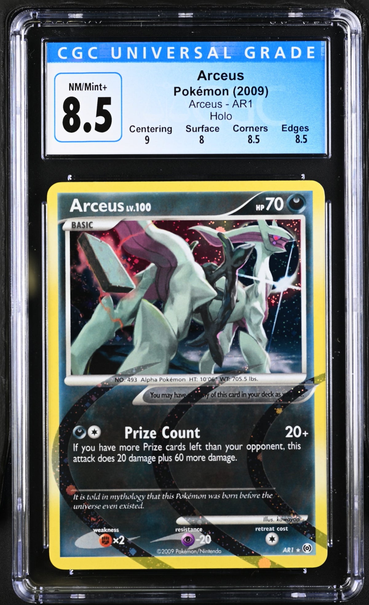CGC 8.5 ARCEUS AR1