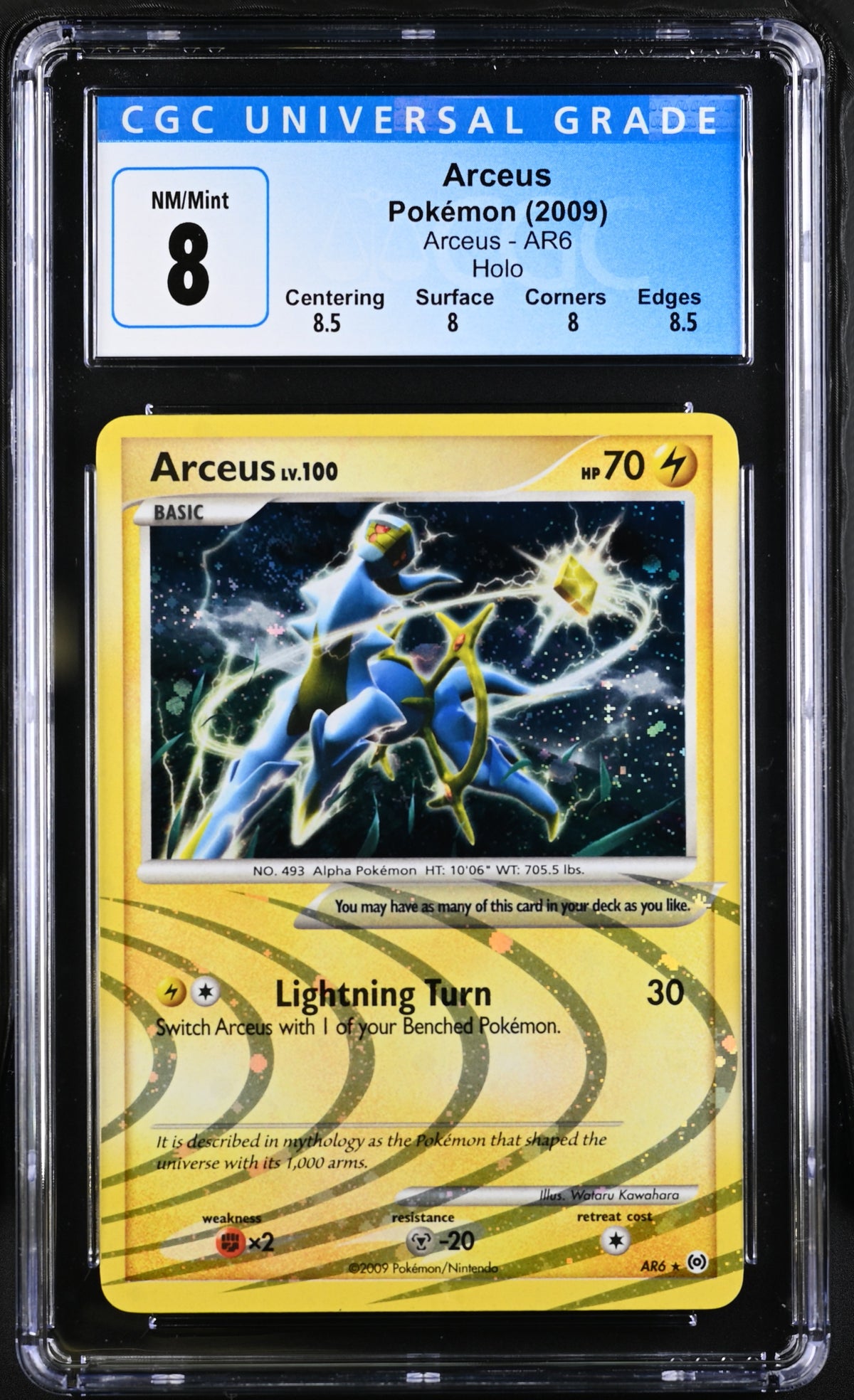 CGC 8 ARCEUS AR6