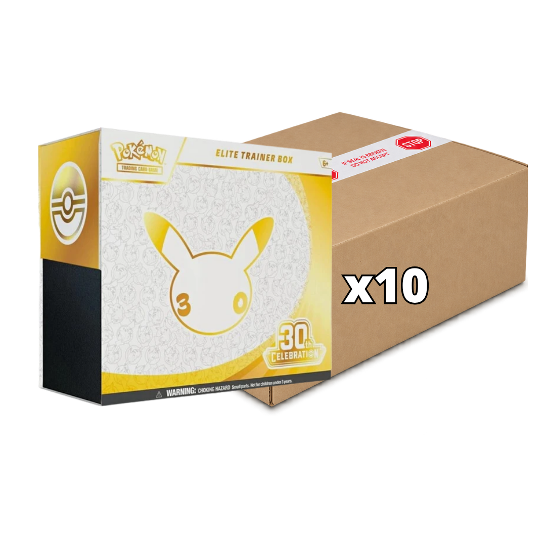 Sealed Case 30th Celebration Elite Trainer Box