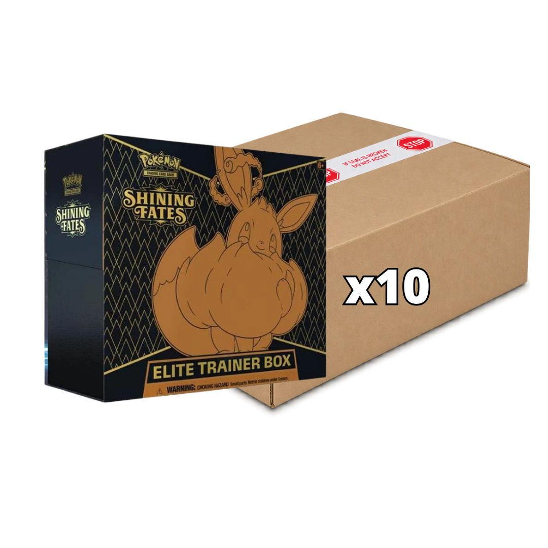 Sealed Case Shining Fates Elite Trainer Boxes SWSH4.5