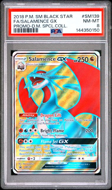 PSA 8 SALAMENCE GX