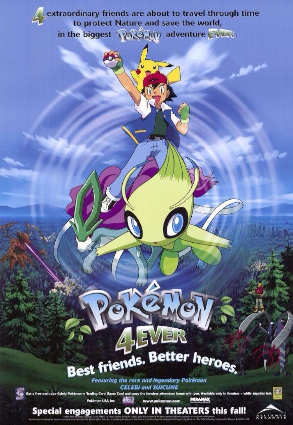 Pokemon 4Ever Celebi & Suicune Film Pokemon 4Ever Celebi & Suicune Film