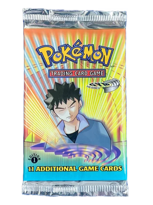 Gym Heroes 1st Edition Booster Pack