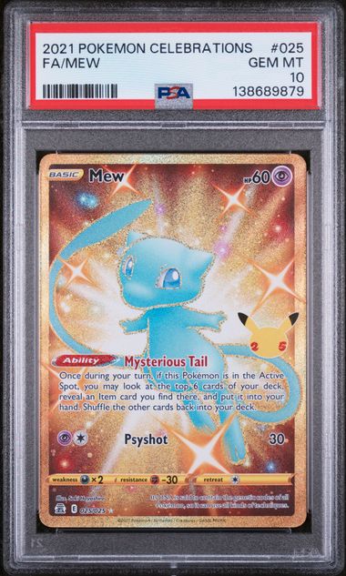 PSA 10 FA/MEW CELEBRATIONS